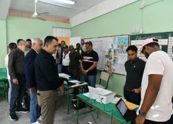 JCE realiza primera prueba del cómputo electoral de cara a elecciones municipales