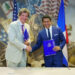 El ministro de Turismo de la República Dominicana, David Collado, y el subsecretario de Estado de Estados Unidos, José W. Fernández,