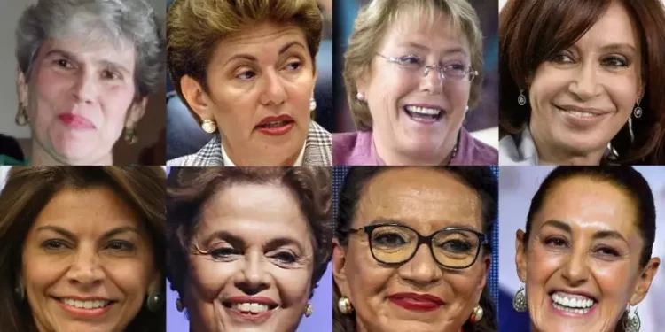 Quiénes son las 7 mujeres que fueron elegidas presidentas en América Latina antes de Claudia Sheinbaum