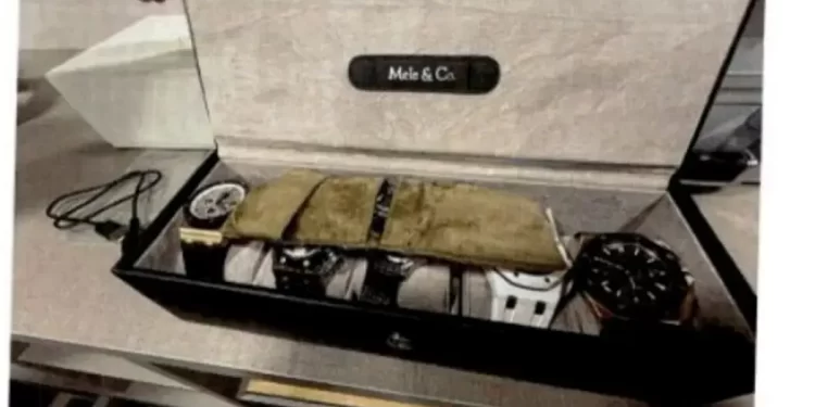 Autoridades ocuparon relojes valorados en US$3.8 millones a Jochi Gómez