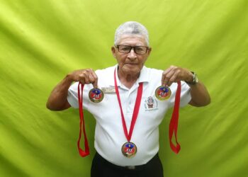 Felipe Viloria, domina en  atletismo Másters