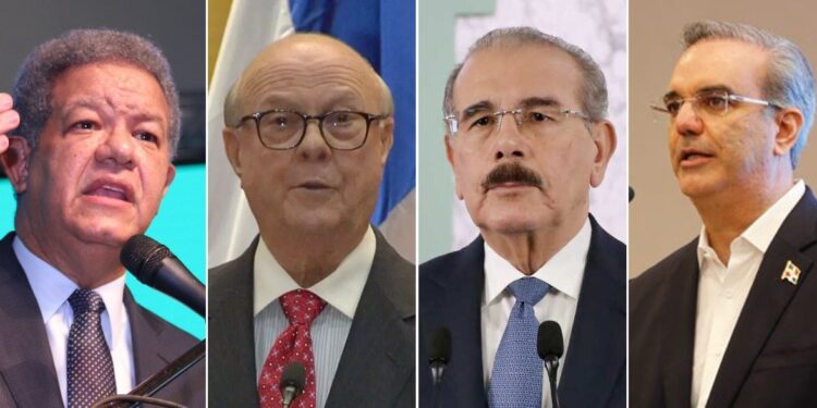 Abinader se reunirá miércoles con Mejía, Fernández y Medina