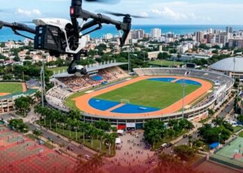 ¡Atención! Volar drones sin autorización en sedes de los Juegos Centroamericanos conlleva sanciones