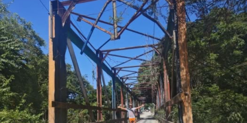 El puente metálico más antiguo del país 