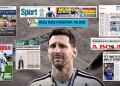 “Fin de una época” y “Un hueco imposible de reemplazar”: el retiro de Messi de la selección argentina en la tapa de los diarios del mundo