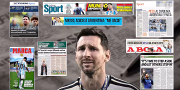 “Fin de una época” y “Un hueco imposible de reemplazar”: el retiro de Messi de la selección argentina en la tapa de los diarios del mundo